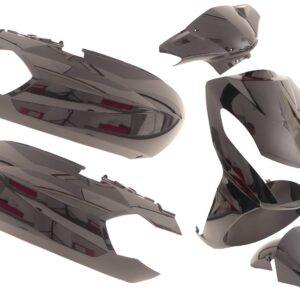 Plaatset Peugeot Kisbee 2T/4T 6-delig - zwart