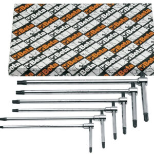 Torx stiftsleutelset Beta Tools 951TX/S6 met greep (6 delig)