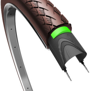 Buitenband Edge Metro Elite Protect 28 x 1.75" / 47-622 mm - bruin met reflectie