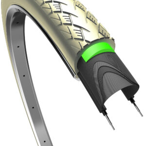 Buitenband Edge Metro Elite Protect 28 x 1.75" / 47-622 mm - creme met reflectie