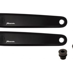 Crankset Miranda E-Bike Bosch-1 Isis-Delta 170mm zwart