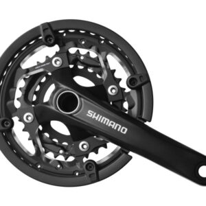 Crankstel 3 x 10-speed Shimano Trekking FC-T551 met 175mm crankarm 44-32-24T - incl. BB52 - zwart