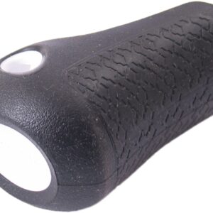 Handvat dop links Gazelle Basis 88 mm - zwart met witte bies