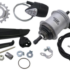 Versnellingsnaaf 3 speed Sturmey Archer AWC terugtraprem - compleet met versteller