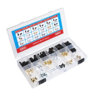 Assortimentsdoos met vervangnippels voor hydraulische remmen